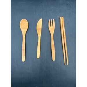 Patagonia Branded To-Go Ware Bamboo Utensil Set – Prison Orange Case